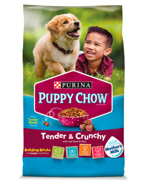 purina puppy chow tender crunchy made with real beef dry dog food