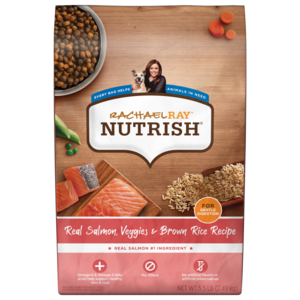 Rachael Ray Nutrish Gentle Digestion Real Salmon, Veggies & Brown Rice Recipe