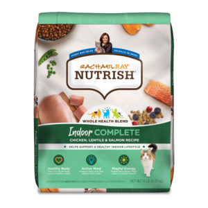 Rachael Ray Nutrish Whole Health Blend Indoor Complete Chicken, Lentils & Salmon Recipe