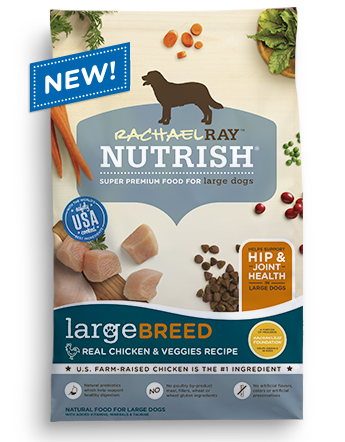 Rachael Ray Nutrish Super Premium Real Chicken & Veggies Recipe For Large Breed Dogs