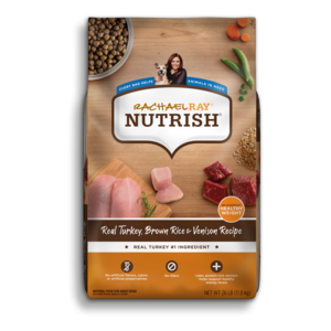 Rachael Ray Nutrish Super Premium Real Turkey, Brown Rice & Venison Recipe For Healthy Weight