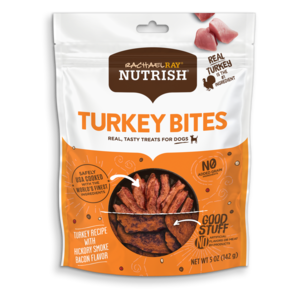 Rachael Ray Nutrish Turkey Bites Turkey Recipe With Hickory Smoke Bacon Flavor