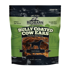 Redbarn Premium Dog Chews Bully Coated Cow Ears