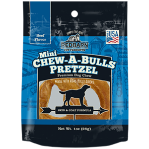 Redbarn Chew-A-Bulls Beef Flavor Mini Chew-A-Bulls Pretzel