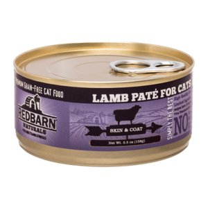 Redbarn Grain-Free Canned Lamb Paté For Cats (Skin & Coat)