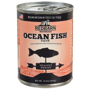 Redbarn Grain-Free Canned Ocean Fish Paté With Cranberries & New Zealand Green Mussel For Cats (Healthy Weight)