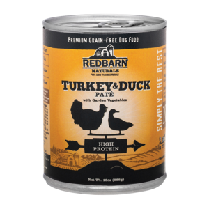 Redbarn Grain-Free Canned Turkey & Duck Paté With Garden Vegetables For Dogs (High Protein)
