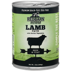 Redbarn Grain-Free Canned Lamb Paté With Garden Vegetables (Skin & Coat)