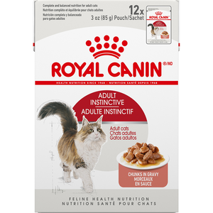 Royal Canin Feline Health Nutrition Adult Instinctive Chunks In Gravy