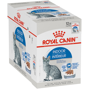 Royal Canin Feline Health Nutrition Indoor Loaf In Gravy (Pouch)