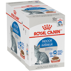 Royal Canin Feline Health Nutrition Indoor Morsels In Sauce (Pouch)