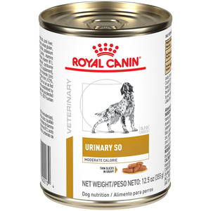 Royal Canin Veterinary Diet Canine Urinary SO Moderate Calorie Thin Slices In Gravy