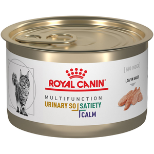 Royal Canin Veterinary Diet Feline Multi Function Urinary SO + Satiety + Calm Loaf In Sauce (Canned)