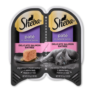 Sheba Perfect Portions Paté Delicate Salmon Entrée