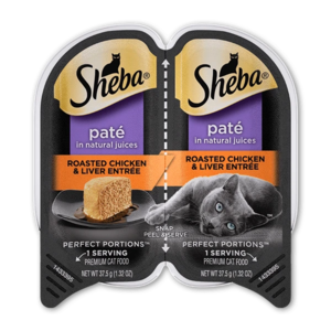 Sheba Perfect Portions Paté Roasted Chicken & Liver Entrée