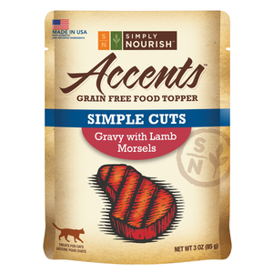 Simply Nourish Accents (Food Topper) Simple Cuts Gravy With Lamb Morsels