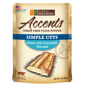 Simply Nourish Accents (Food Topper) Simple Cuts Gravy With Oceanfish Morsels