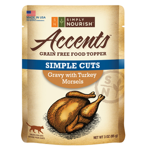 Simply Nourish Accents (Food Topper) Simple Cuts Gravy With Turkey Morsels