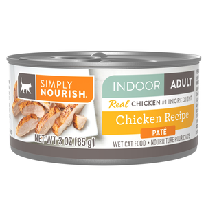 Simply Nourish Paté Chicken Recipe For Indoor Adult Cats