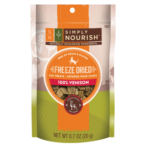 Simply Nourish Freeze Dried Cat Treats 100% Venison