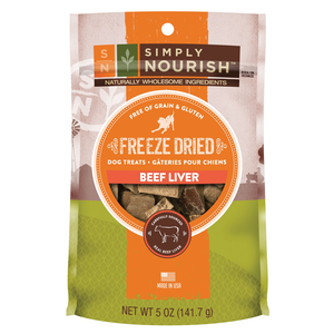 Simply Nourish Freeze Dried Dog Treats Beef Liver