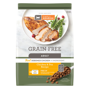 Simply Nourish Grain Free Chicken & Pea Recipe For Adult Cats