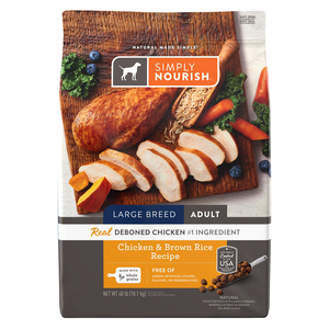 Simply Nourish Large Breed Adult Chicken & Brown Rice Recipe