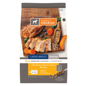 Simply Nourish Large Breed Senior Dogs Chicken & Brown Rice Recipe