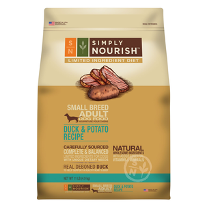Simply Nourish Limited Ingredient Diet Duck & Potato Recipe For Small Breed Adult Dogs