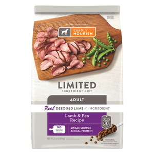 Simply Nourish Limited Ingredient Diet Lamb & Pea Recipe For Adult Dogs
