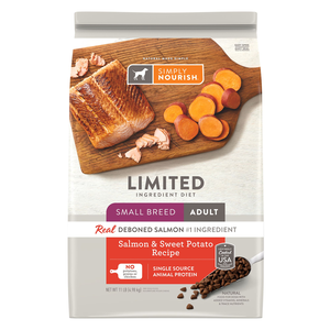 Simply Nourish Limited Ingredient Diet Salmon & Sweet Potato Recipe For Small Breed Adult Dogs