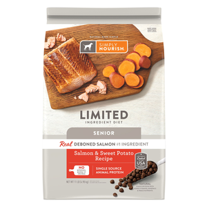Simply Nourish Limited Ingredient Diet Salmon & Sweet Potato Recipe For Senior Dogs