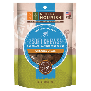 Simply Nourish Soft Chews Chicken & Cheese For Dogs