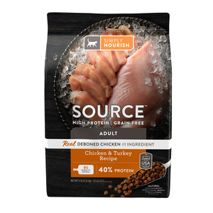 Simply Nourish Source Chicken & Turkey Recipe For Adult Cats