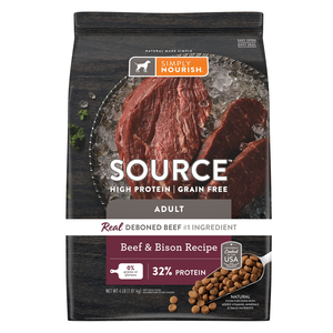Simply Nourish Source Beef & Bison Recipe For Adult Dogs