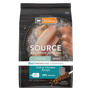 Simply Nourish Source Fish & Chicken Recipe For Indoor Adult Cats