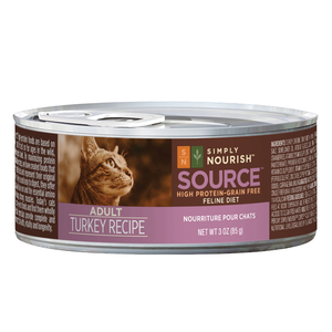 Simply Nourish Source Turkey Recipe (Canned) For Adult Cats