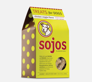 Sojos Baked Dog Treats Chicken Veggie Flavor | Review ...