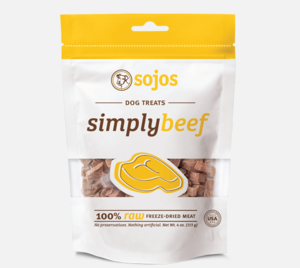 Sojos Dog Treats Simply Beef