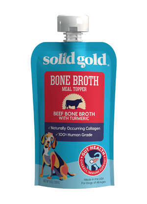Solid Gold Bone Broth Meal Toppers Beef Bone Broth With Turmeric