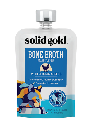 Solid Gold Bone Broth Meal Toppers With Chicken Shreds