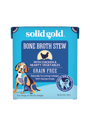Solid Gold Bone Broth Stew With Chicken & Hearty Vegetables