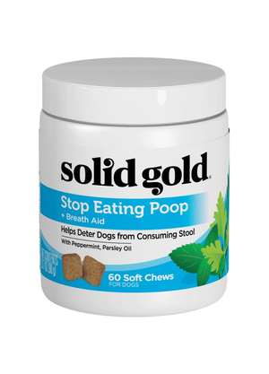 Solid Gold Coprophagia Dog Supplement Stop Eating Poop + Breath Aid