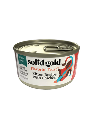 Solid Gold Flavorful Feast Kitten Recipe With Chicken Classic Paté