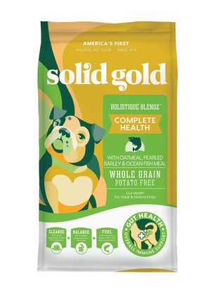 Solid Gold Complete Health With Oatmeal, Pearled Barley & Ocean Fish Meal (Holistique Blendz)