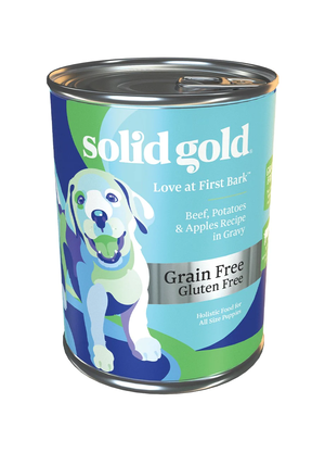 Solid Gold Love at First Bark Beef, Potatoes & Apples Recipe In Gravy For Puppies