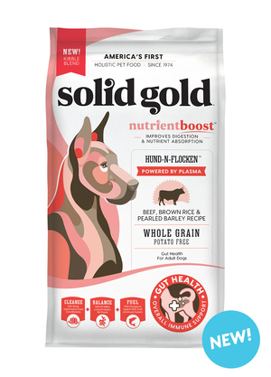 Solid Gold Nutrient Boost Beef, Brown Rice & Pearled Barley Recipe (Hund-N-Flocken)