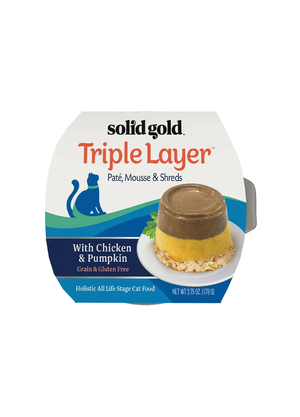 Solid Gold Triple Layer With Chicken & Pumpkin