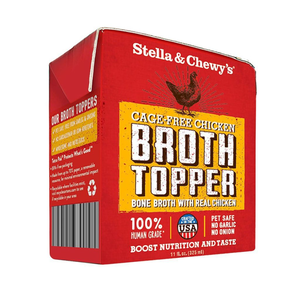 Stella and Chewy's Broth Topper Cage-Free Chicken Bone Broth With Real Chicken