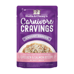 Stella and Chewy's Carnivore Cravings Chicken & Salmon Recipe (Savory Shreds)